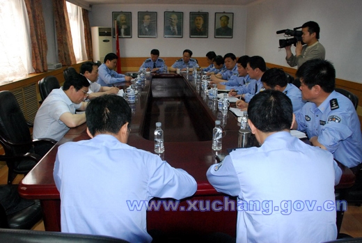 长葛市委常委,政法委书记刘建青,长葛市公安局局长刘延召,政委苗仲凯