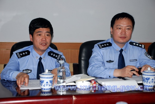 长葛市委常委,政法委书记刘建青,长葛市公安局局长刘延召,政委苗仲凯